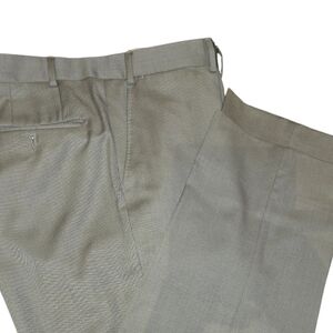 Vintage Boyd's Basile Flat Front Gray Green Flat Front Pants 36/31